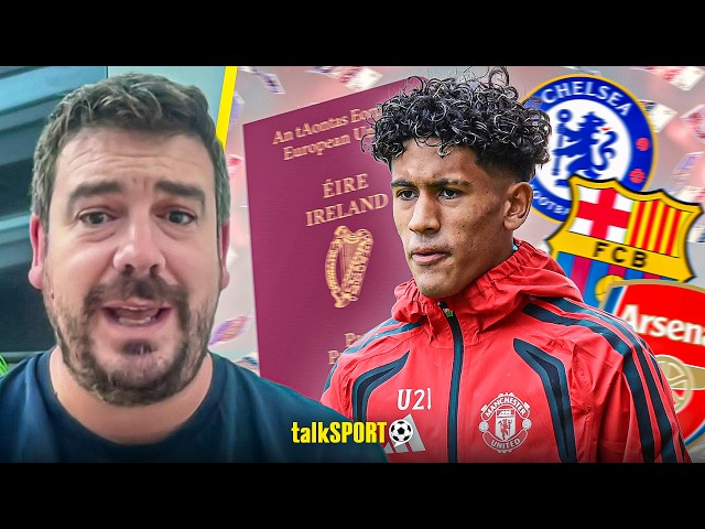"TELLS YOU WHERE UNITED ARE AT!" Alex Crook REVEALS LATEST on JJ Gabriel's Man United EXIT WISH!