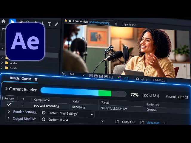 How To Easily Export Video In After Effects