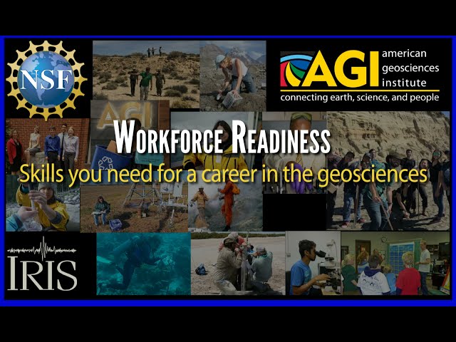 Workforce Readiness—Skills needed for a career in the geosciences (AGI Infographic)