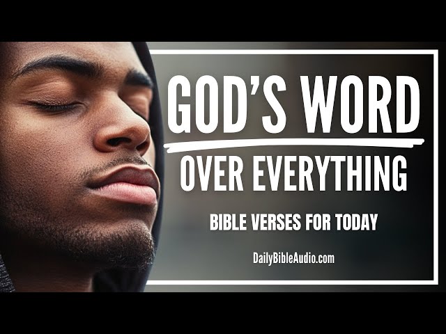 Command Your Day With These Scriptures (God's Word Works) | Blessed Morning Bible Verses For Today