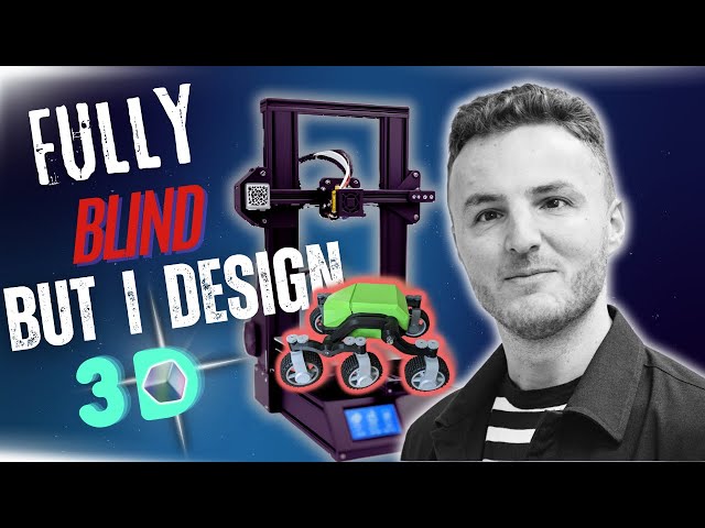 I am fully blind, and this is how I do 3D designing and printing independantly