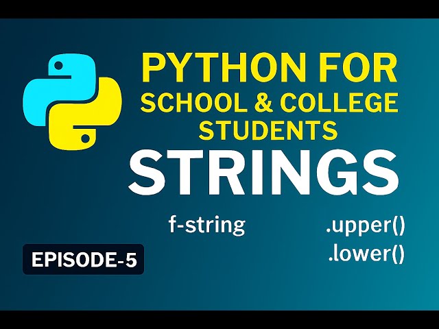 পাইথন স্ট্রিংস বাংলায় | Python Strings in Bangla