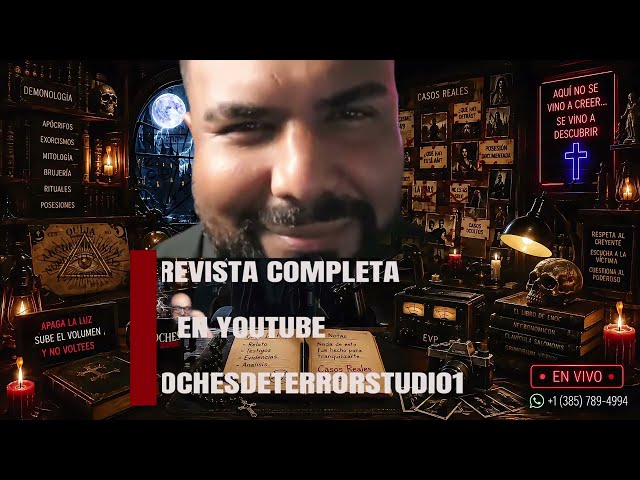DAVID “EL DOQMENTALISTA” MANDA UN SALUDO A NOCHES DE TERROR 👁️🔥
