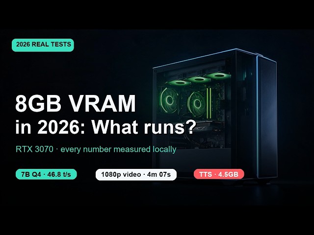 Can 8GB of VRAM still run local AI in 2026?