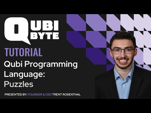 Qubi Programming Language Tutorial #29: Puzzles | Qubibyte
