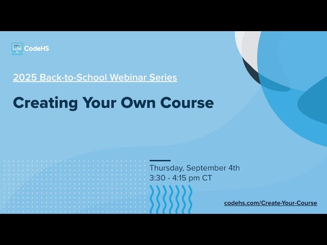 Creating Your own Course