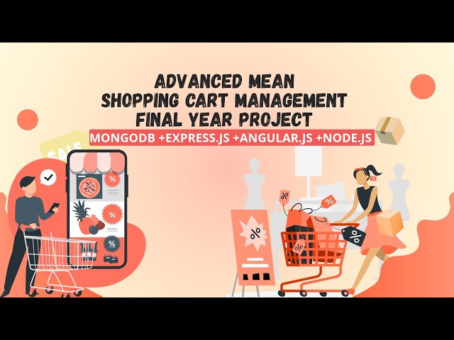 MEAN Stack Shopping Cart System | Final Year Full Stack Project | MEAN Project 2026