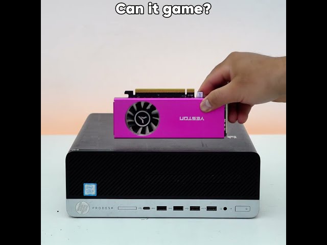 HP ProDesk 600 G5 ft  rtx3050 gaming upgrade, can it game?