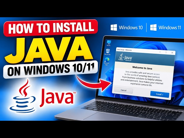 How to Install Java JDK on Windows 10/11 [ 2026 ] with JAVA_HOME