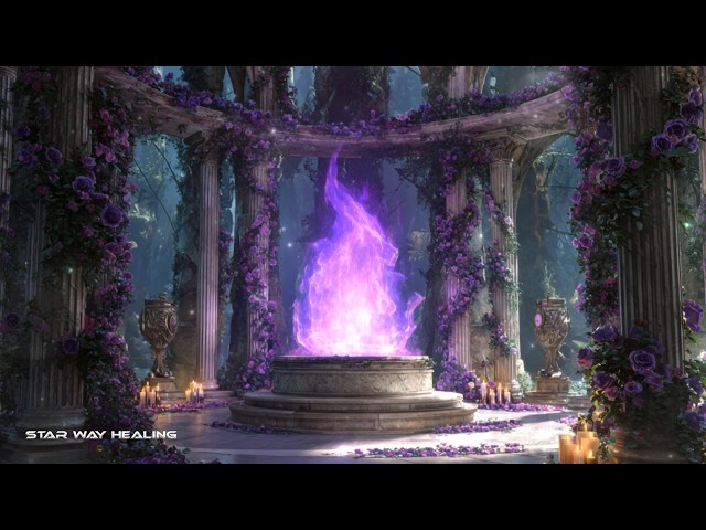111Hz • VIOLET FLAME SHRINE • KARMIC TRANSMUTATION • DEEP SPIRITUAL CLEANSE • REIKI