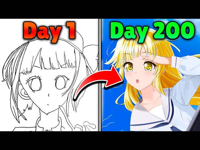 How I Taught Myself to Draw in 200 Days (No Experience)