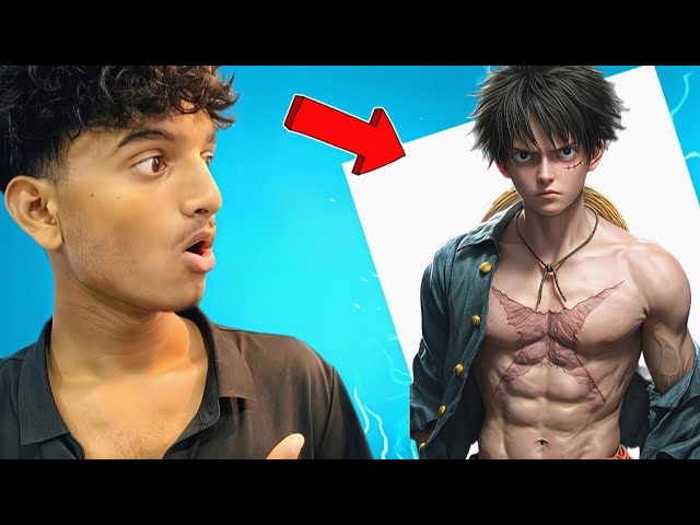 Aaj mai banaunga Luffy ki reyalastic sketch 😱||  pavan art & vlogs ||