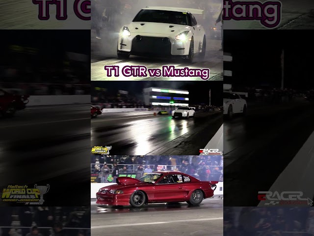 T1 GTR Light Fury vs All Motor SN95 Mustang  #importvsdomestic