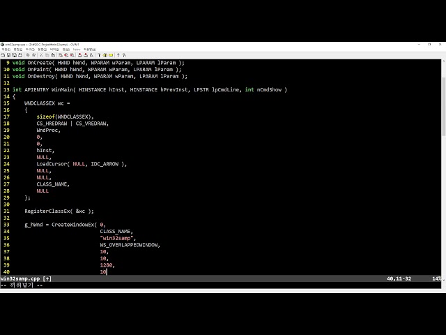 [WinAPI] Windows Programming using C/C++ : Creating a window