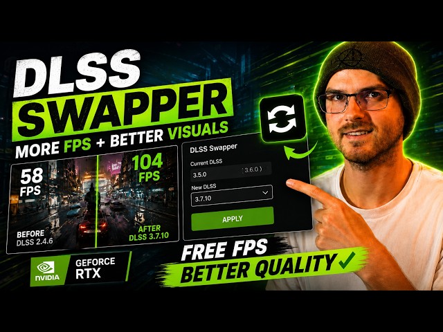 How To Use DLSS Swapper [MORE FPS AND BETTER VISUALS]