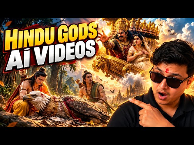 Hindu Mythology AI Video Kaise Banaye FREE 🔥 | Google Flow AI Tutorial Hindi
