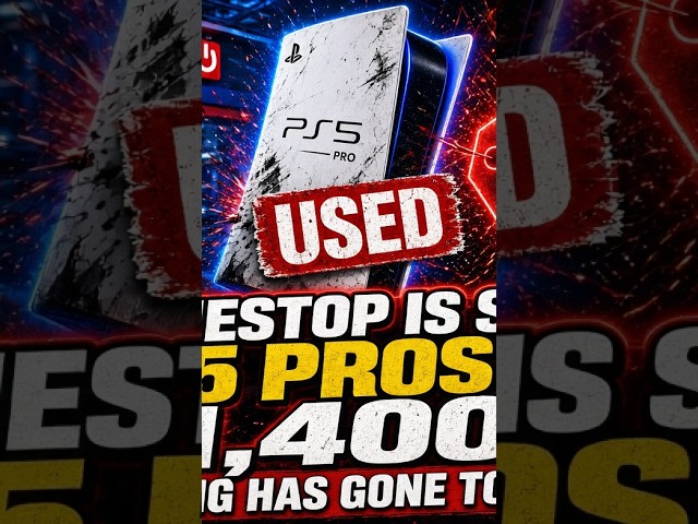 GameStop Is Selling USED PS5 Pros For $1,400?! Gaming Has Gone Too Far