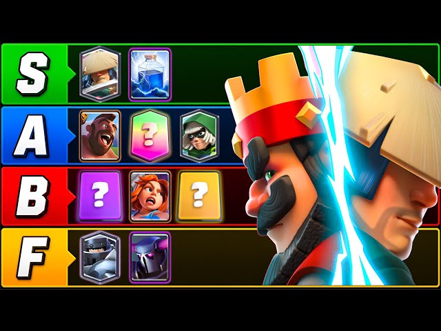 Ranking All 122 Cards in Clash Royale from WORST to BEST