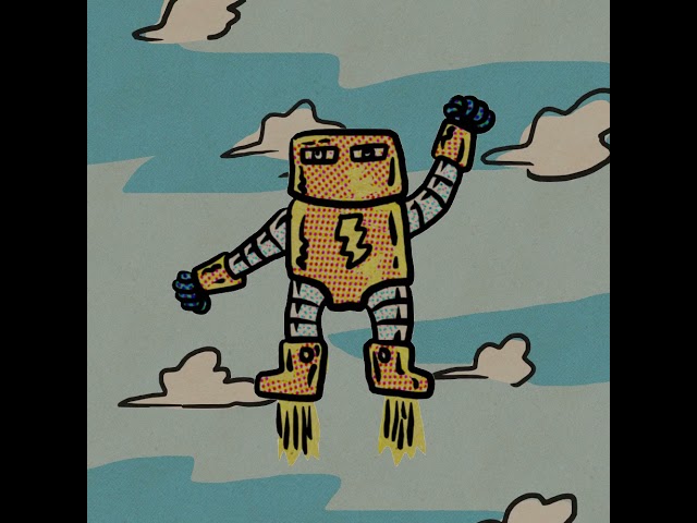 Blender Grease pencil test - SparkPlug flying