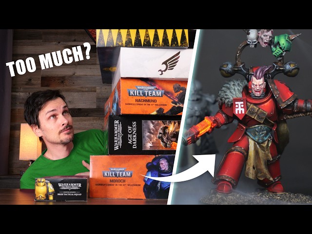 Destroying 800$ of Warhammer to Kitbash my Dream 40k Unit!