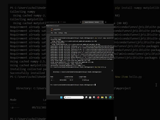 How to Run Python Program in Jupyter Notebook Terminal