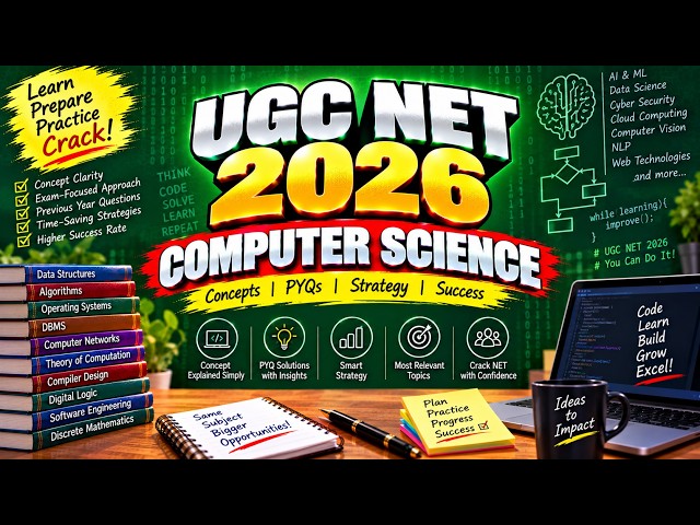UGC NET Computer Science & Applications 2026 | Tricky Questions, Answers & Detailed Solutions