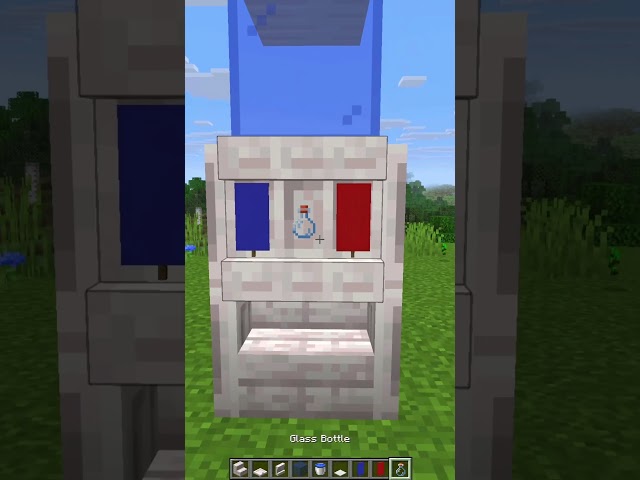 Water dispenser build #minecraft #waterdispenser #foryou #buildingideas #tutorial