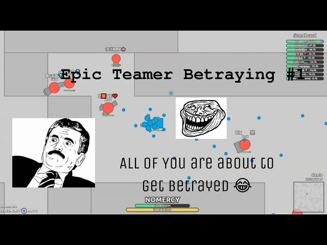 Diep.io Betraying Teamers! || Merry Christmas