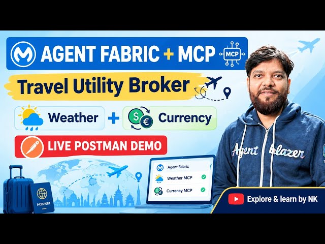 MuleSoft Agent Fabric Hands-On: Travel Utility Broker with MCP | Weather + Currency API Demo #agent