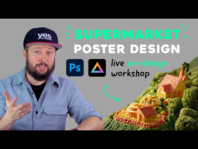 Design Workshop - Organic Supermarket Poster
