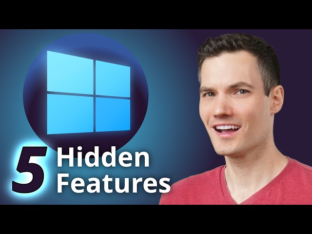5 Hidden Windows Features You Should Be Using!