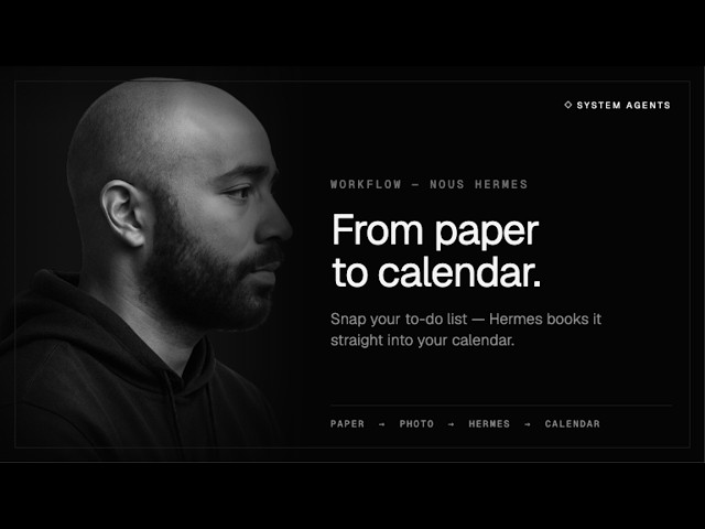 How I Use Hermes Agent to Turn Handwritten Notes Into Outlook Events