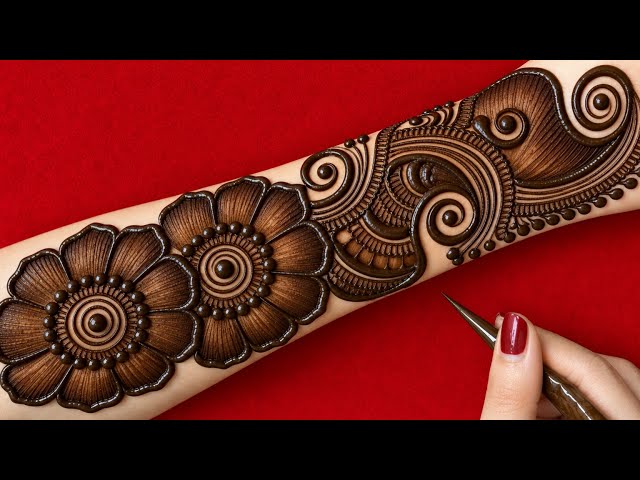 Very Very Beautiful Arabic Mehndi Design||Mehendi Designs Simple||Stylish Easy Mehndi Design 