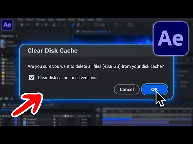 How To Delete Disk Cache In After Effects