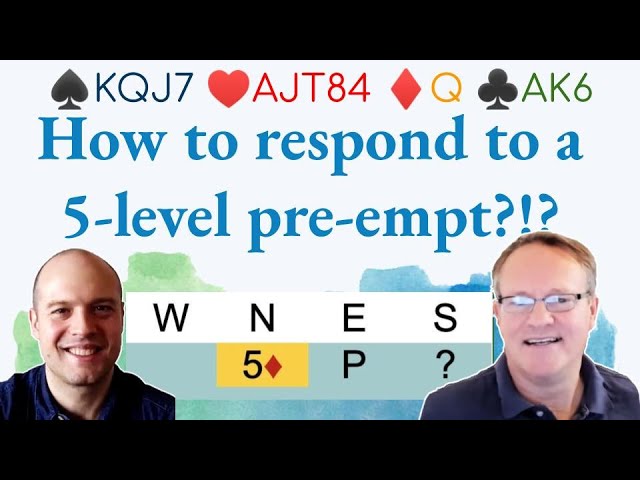 We have 20 hcp but then partner opens 5D?!?! - with Jack Stocken
