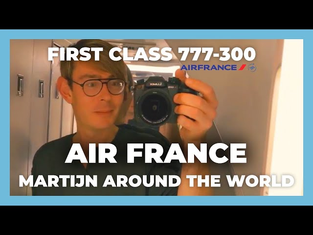 Air France First Class to Paris. La Premiere Air France 777-300