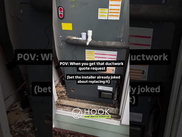 Duct work won't solve that problem😭