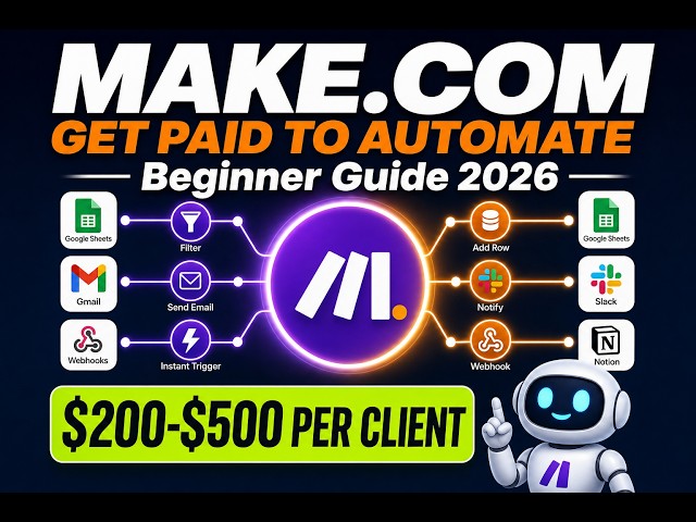 How to Use Make.com to Build Automations and Get Paid (Beginner's Guide 2026)