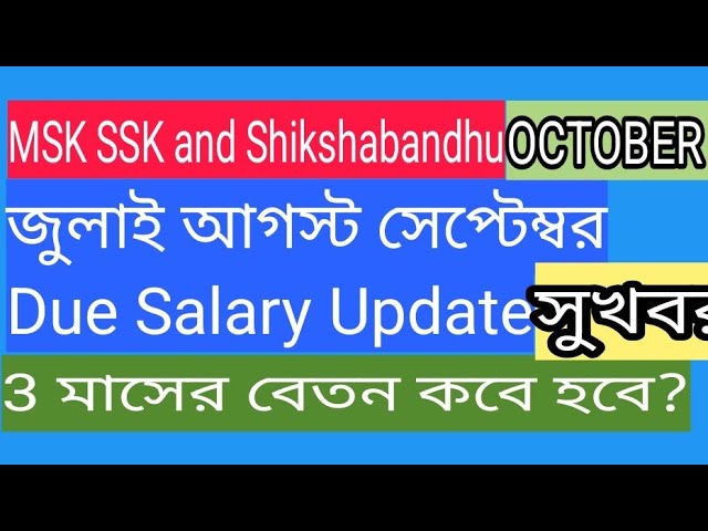 SSK MSK New Update 2026 | SSK MSK Salary Update | West Bengal News | Durga Puja Bonus | FastPoint
