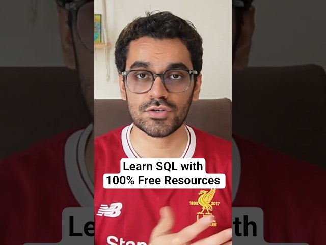 Learn SQL for Free: Explained in 46 Seconds