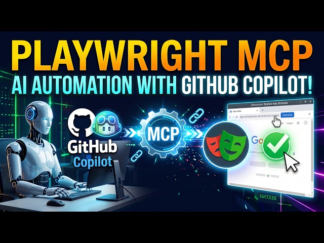 Control Your Browser with AI! Playwright MCP + GitHub Copilot (Step-by-Step Demo)