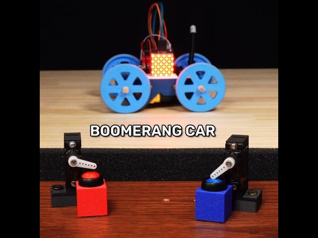 ARDUINO [Useless] Servos - CrunchLabs Boomerang Car! #engineering