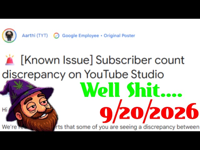 Youtube Is Broken (AGAIN!?) (Fixed)