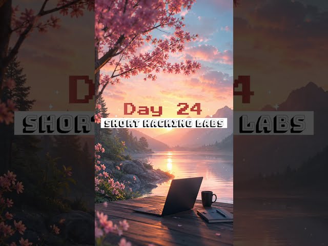 Day 24 | 100 Days of Short Hacking Labs Series #thecyberhub #ethicalhacking #vapt