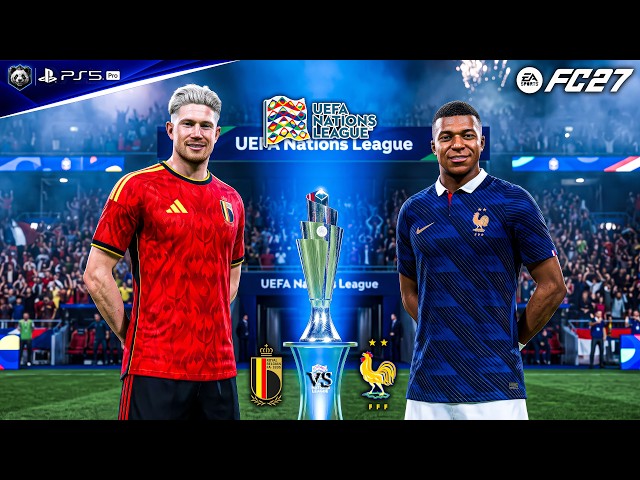 FC 27 - Belgium vs. France - UEFA Nations League | PS5™ Pro [4K60]