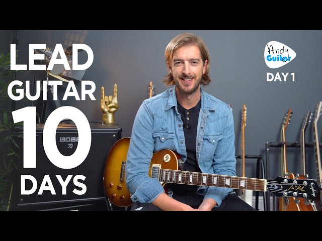 Lead Guitar Lesson 1 - Beginner On Lead Guitar? Start HERE! (Free 10 Day Course)