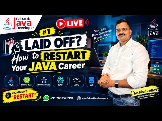 Laid Off? How to Restart Your Java Career