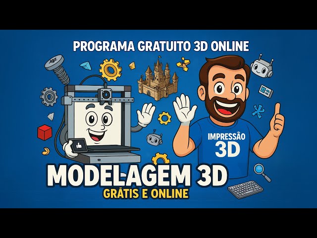 Esse Programa GRÁTIS de Modelagem 3D Vai Surpreender Você! (Simples, Online e Poderoso)