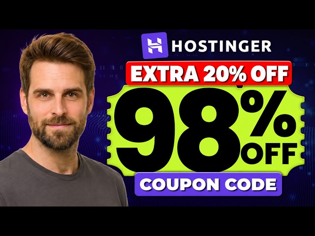 Hostinger Coupon Code 2026 | Get the Hidden EXTRA 20% Discount | Hostinger Review