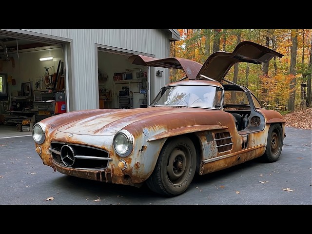 Man Builds Custom MERCEDES GULLWING Using Old Car Parts | Start to Finish by @andirt4